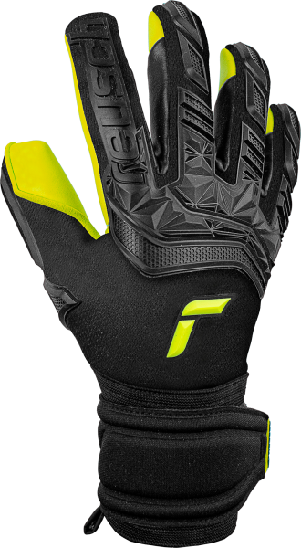 Reusch Attrakt Freegel Gold 5160139 7040 black green front